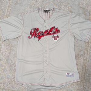Cincinnati Reds Gray Baseball Jersey